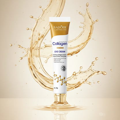 Collagen Eye Cream with Serum Background