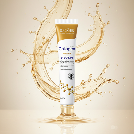Collagen Eye Cream with Serum Background